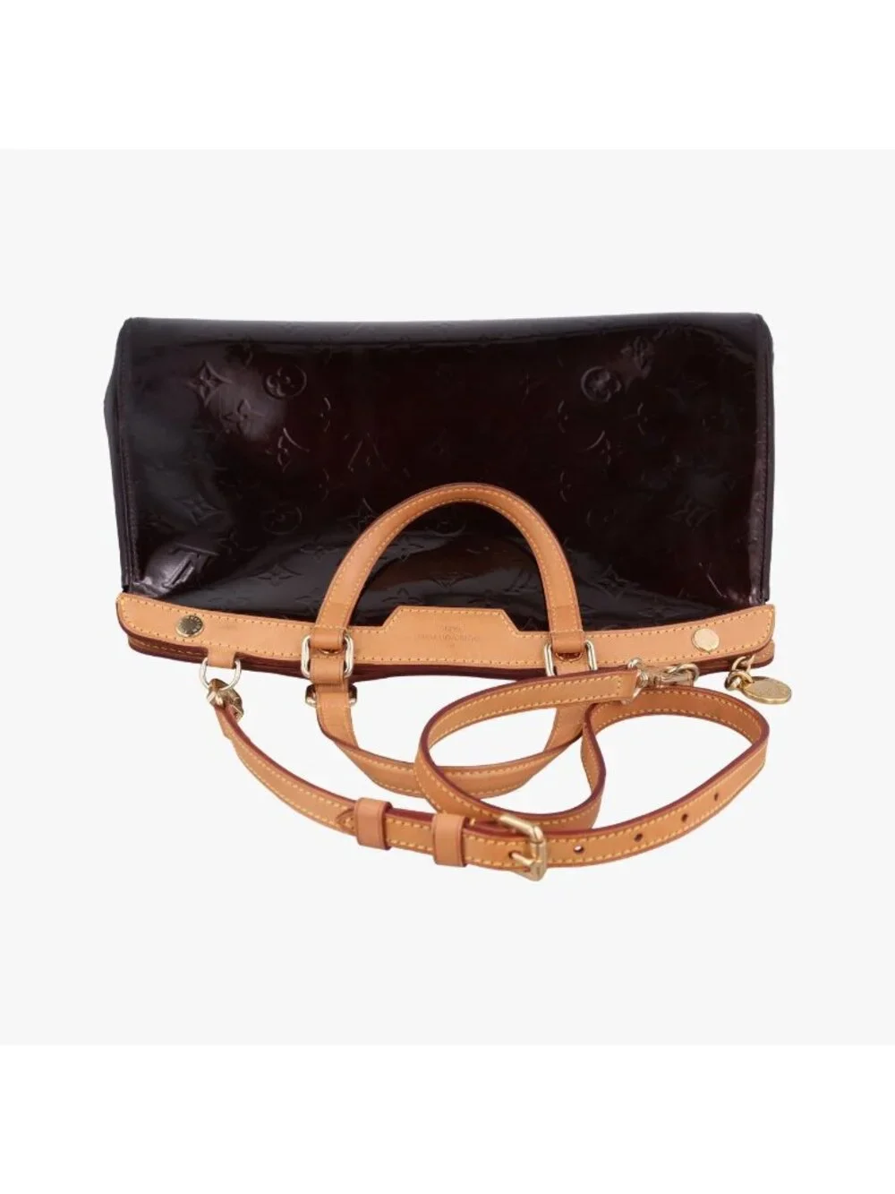 Louis Vuitton Blair MM Amarante Vernis Shoulder